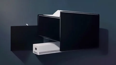 Morphing High Tech Digital Background Stock Footage 277648633