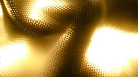 Morphing liquid gold complex surface background loop Stock Footage 116657901