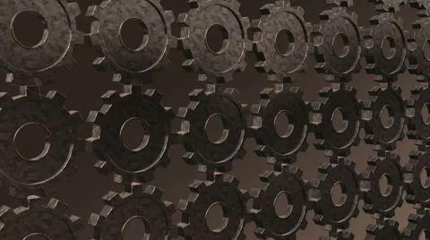 Morphing Looping Gears  - 4K Resolution Ultra HD Stock Footage 41921246