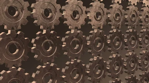 Morphing Looping Gears Stock Footage 40700752