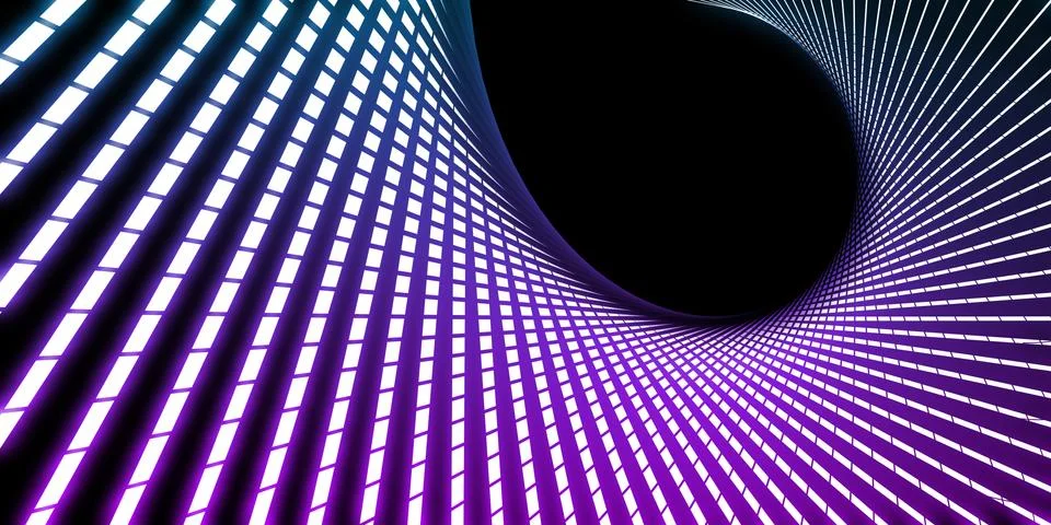 Morphing Mesmerizing Lines Abstract Pattern 스톡 일러스트