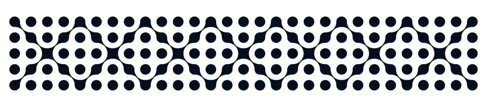 Morphing metaball connect pattern with tech blobs. Abstract fluid dots and Stock Illustration