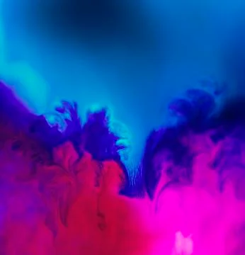 Morphing particle transformation Stock Illustration