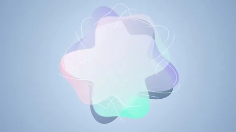 Morphing pastel organic cell seamless loop motion background Stock Footage 343628091