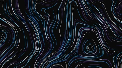 Morphing Shapes as Topographic Map: Abstract Line Background for Dynamic Present Stock Footage 237359965