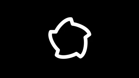 Morphing star seamless loop animation Stock Footage 300049577