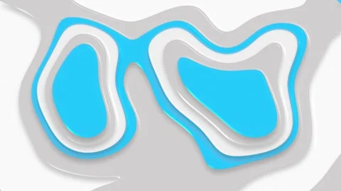 Morphing Wavy Shapes Abstract Background Stock Footage 339499597