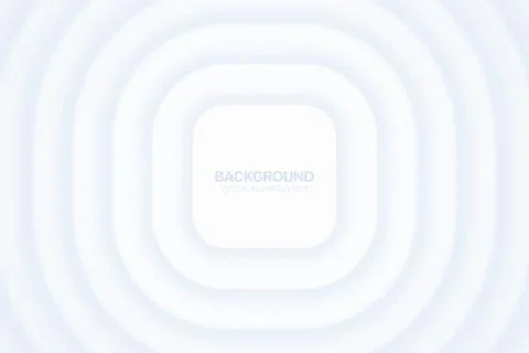 Morphism Material Design Rounded Square 3D Vector Minimalist Abstract Background Stock Illustration