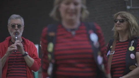 Morris Dancers Stock Footage 93200349