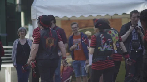 Morris Dancers Stock-Footage 93200433