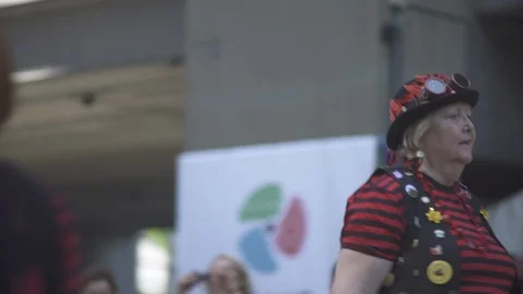 Morris Dancers Stock Footage 93200454