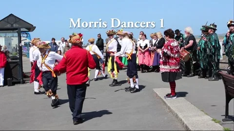 Morris Dancers Stock Footage 158037332