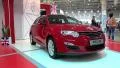 Morris Garages (MG 550) at yearly automotive-show SIA 2012 in Kiev, Ukraine HD Footage