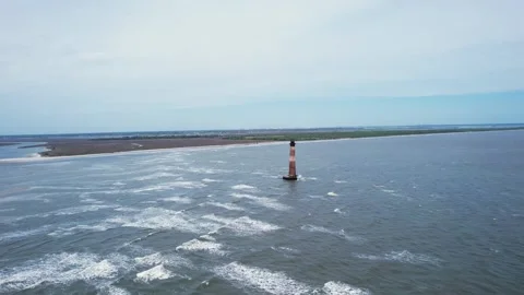Morris Island Lighthouse Stock Footage 318736457