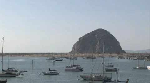 Morro Bay Rock Stock Footage 41296657