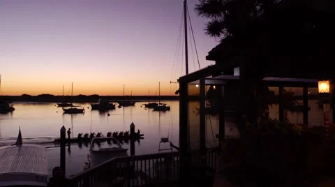Morro Bay Sunset Stock Footage 64025349