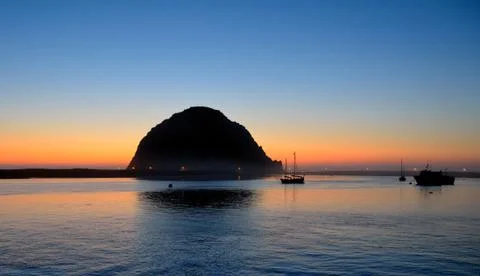 Morro bay sunset Foto stock