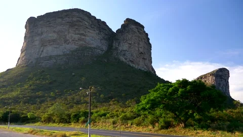 Morro do Pai Inacio at Chapada Diamantina National Park Stock Footage 154114026