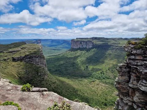 Morro do Pai Inacio in Chapada Diamantina National Park in Brazil Foto stock