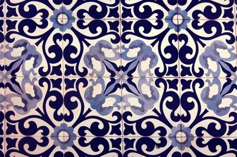 Morroccan tiles 스톡 사진