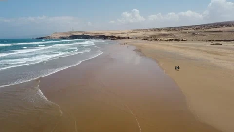 Morroco,tamri beach Stock Footage 245761088
