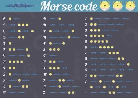 Morse code 스톡 일러스트
