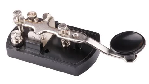 Morse Key Isolated Stock Photos