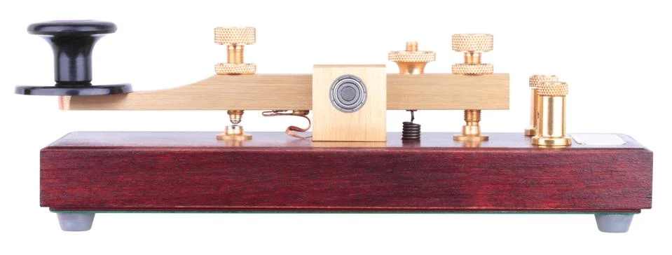 Morse Key Isolated Foto stock