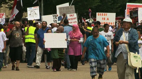 Morsi supporters Stock-Footage 27121464