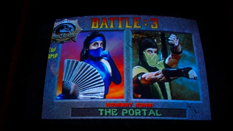 Mortal Kombat player choice Stock Video Pond5