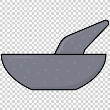Mortar and pestle Ilustración de archivo