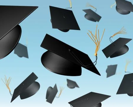 Mortar board chuck Stock Illustration