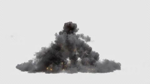 Mortar Explosion onto the Ground 库存影片 294315445