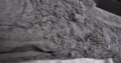 Mortar for laying bricks was brought to construction site it is poured into mold Stock Footage 117061777