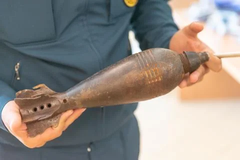 Mortar shell Stock Photos