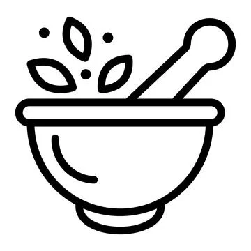 Mortar Vector Icon Design Illustration Stock Illustration