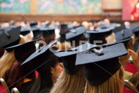 Mortarboard in a hall Stock Photos