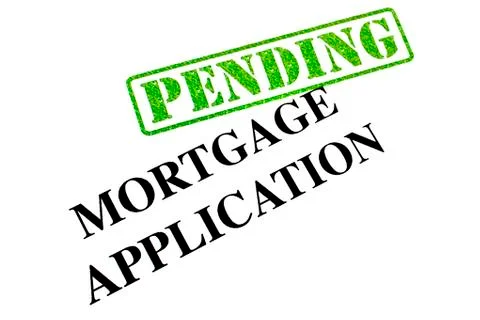 Mortgage Application Pending Foto stock