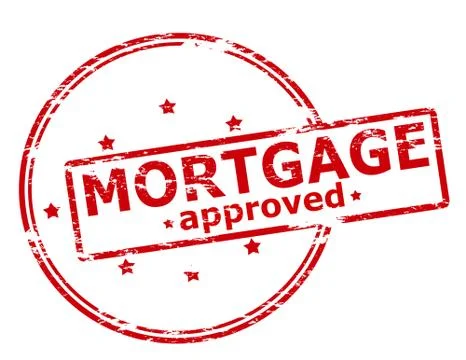 Mortgage approved Stock Illustration