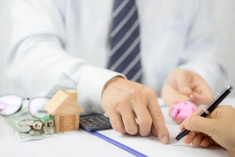 Mortgage concept. Stock Photos