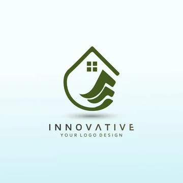 Mortgage loan application processing company with dollar sign Stock Illustration