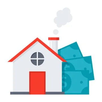 Mortgage loan concept Stock Illustration