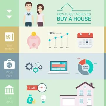 Mortgage Payment Stock Illustration