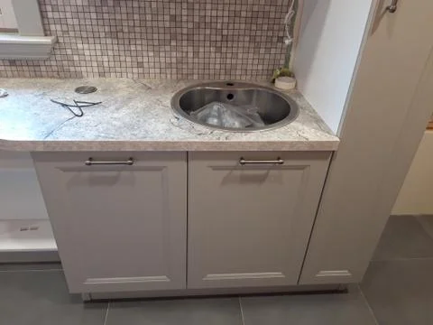 Mortise sink in the headset 写真素材