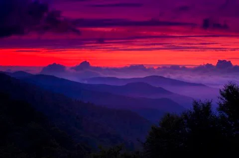 Morton's Overlook Stock Photos