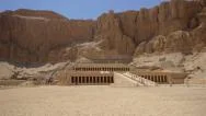 Mortuary Temple Of Hatshepsut Hyperlapse Stock Footage