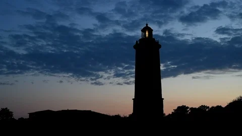Morups Tange lighthouse Stock Footage 90885859
