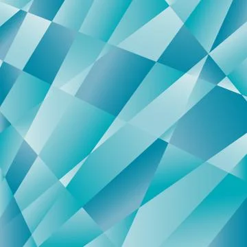 Mosaic abstract blue background consisting of triangles. Look like ice Stock Illustration