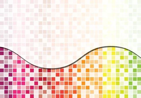 Mosaic abstract business background in vector format Stock Illustration