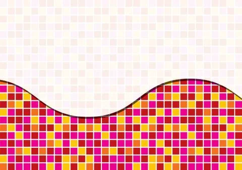 Mosaic abstract business background in vector format Stock Illustration